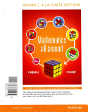 Mathematics All Around  Books a la Carte Edition Plus New Mymathlab with Pearson Etext    Access Card Package