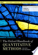 The Oxford Handbook of Quantitative Methods in Psychology  Vol  1
