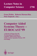 Computer Aided Systems Theory   EUROCAST 99