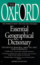 The Oxford Essential Geographical Dictionary