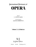 International Dictionary of Opera  L Z