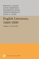 English Literature, Volume 2