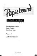 Paperbound Books in Print Book