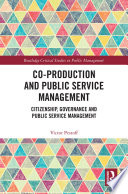 Co Production and Public Service Management