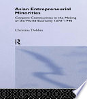 Asian Entreprenuerial Minorities