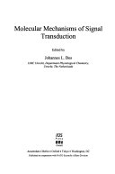 Molecular Mechanisms of Signal Transduction Book