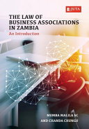 The Law of Business Associations in Zambia Book
