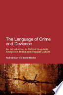 The Language of Crime and Deviance Book