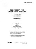Technology for Large Space Systems
