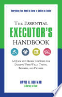 The Essential Executor s Handbook Book