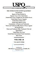 The United States Patents Quarterly