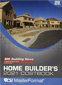 2021 Building News Home Builder's Costbook