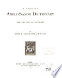 A concise Anglo Saxon dictionary