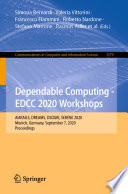 Dependable Computing   EDCC 2020 Workshops