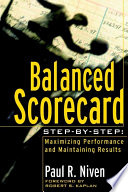 Balanced Scorecard Step by Step Book