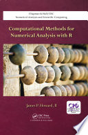 Computational Methods for Numerical Analysis with R Book