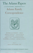 Adams Family Correspondence  Volumes 5 and 6