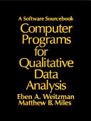 Computer Programs for Qualitative Data Analysis Pdf/ePub eBook