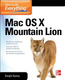How to Do Everything Mac OS X Mountain Lion