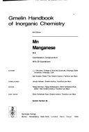 Gmelin Handbook of Inorganic Chemistry