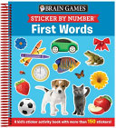 Brain Games Sticker by Number First Words Book