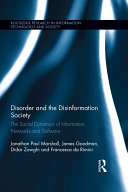 Disorder and the Disinformation Society