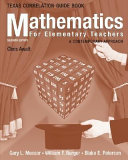Mathematics for Elementary Teachers, Texas State Guide Book