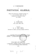 A compendium of Portuguese grammar, revised by A.J. dos Reis
