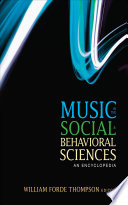 Music in the Social and Behavioral Sciences Book