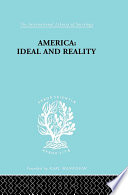 America - Ideal and Reality PDF Book By Werner Stark