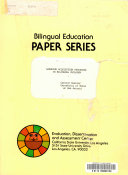 Language Acquisition Processes in Bilingual Children