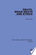 Death  Brain Death and Ethics Book