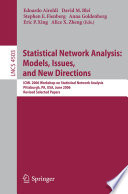 Statistical Network Analysis  Models  Issues  and New Directions