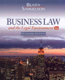 Business Law and the Legal Environment  Standard Edition Book