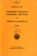Manual On Uniform Traffic Control Devices For Streets And Highways 1939