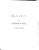 The farmer's boy; a rural poem [ed. by C. Lofft. On fine paper].