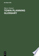 Town Planning Glossary Book