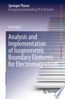Analysis and Implementation of Isogeometric Boundary Elements for Electromagnetism Book