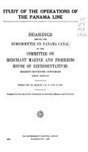 Hearings, Reports and Prints of the House Committee on Merchant Marine and Fisheries