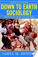 Down to Earth Sociology Book