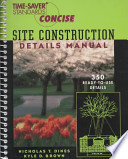 Time-Saver Standards Site Construction Details Manual