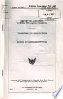 Report on Activities During the     Congress
