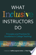 What Inclusive Instructors Do