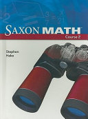 Saxon Math Course 2 Book