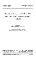 Occupational Information and Guidance Bibliography  1937 38  
