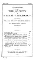 Proceedings of the Society of Biblical Archaeology Pdf/ePub eBook