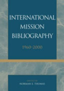 International Mission Bibliography, 1960-2000