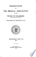 Transactions of the Medical Association of the State of Alabama PDF Book By Medical Association of the State of Alabama