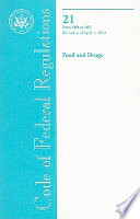 Code of Federal Regulations, Title 21, Food and Drugs, Pt. 100-169, Revised as of April 1, 2010