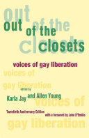 Out of the Closets Book